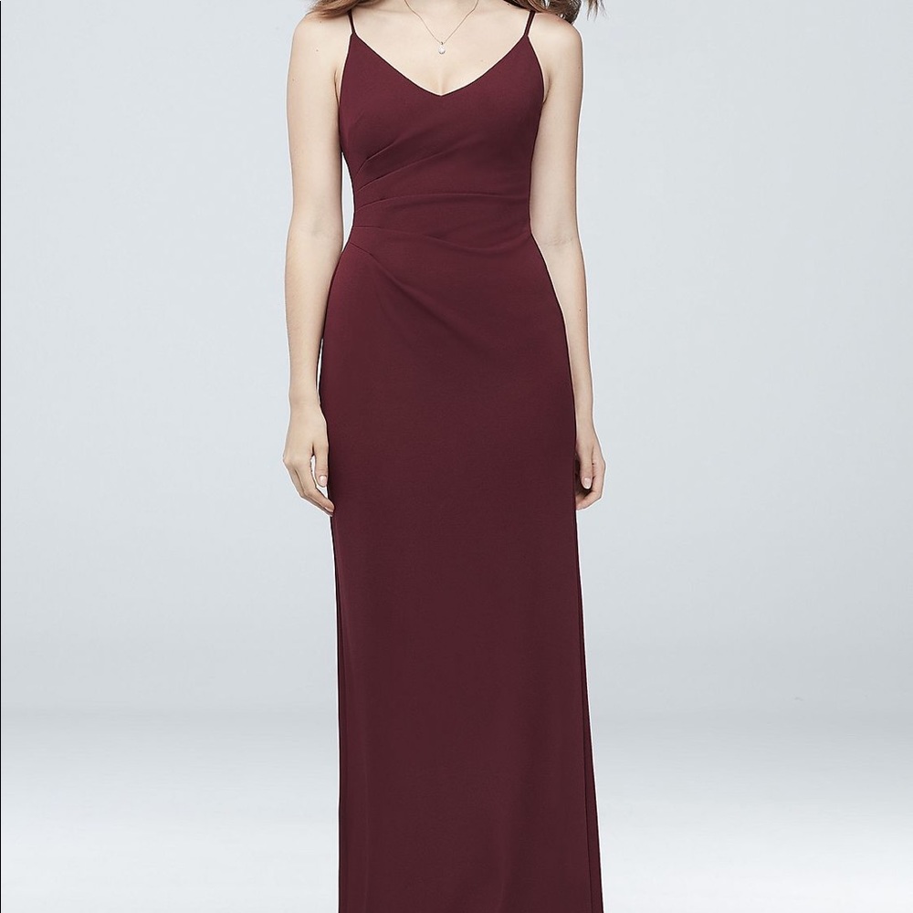 David’s bridal burgundy/wine dress